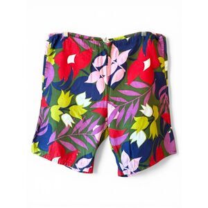 JANTZEN Vintage Made In USA 60s 70s Mod Bold Floral Print Swim Trunks